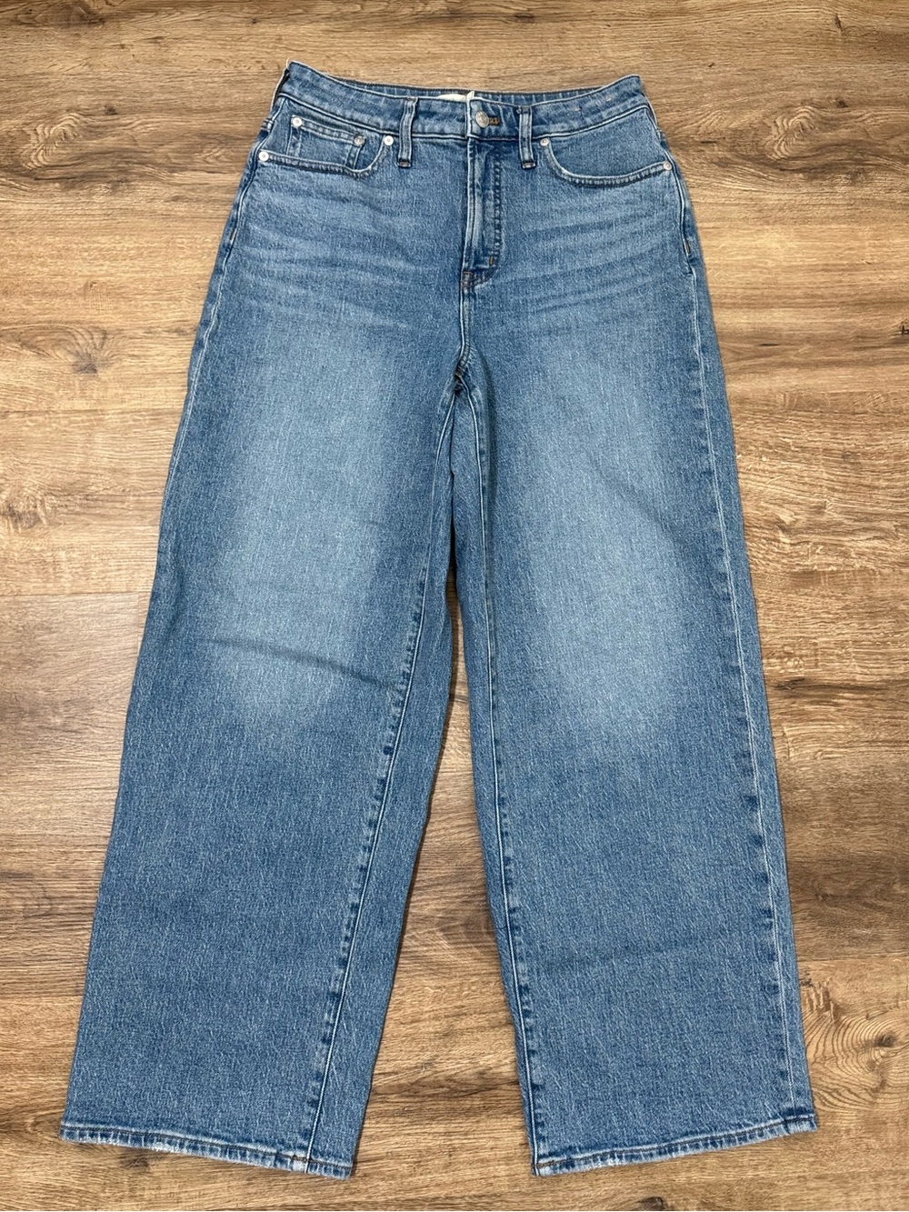 Madewell The Curvy Perfect Vintage Wide-Leg Jean Light Wash Sz 29 Spring - Picture 3 of 8